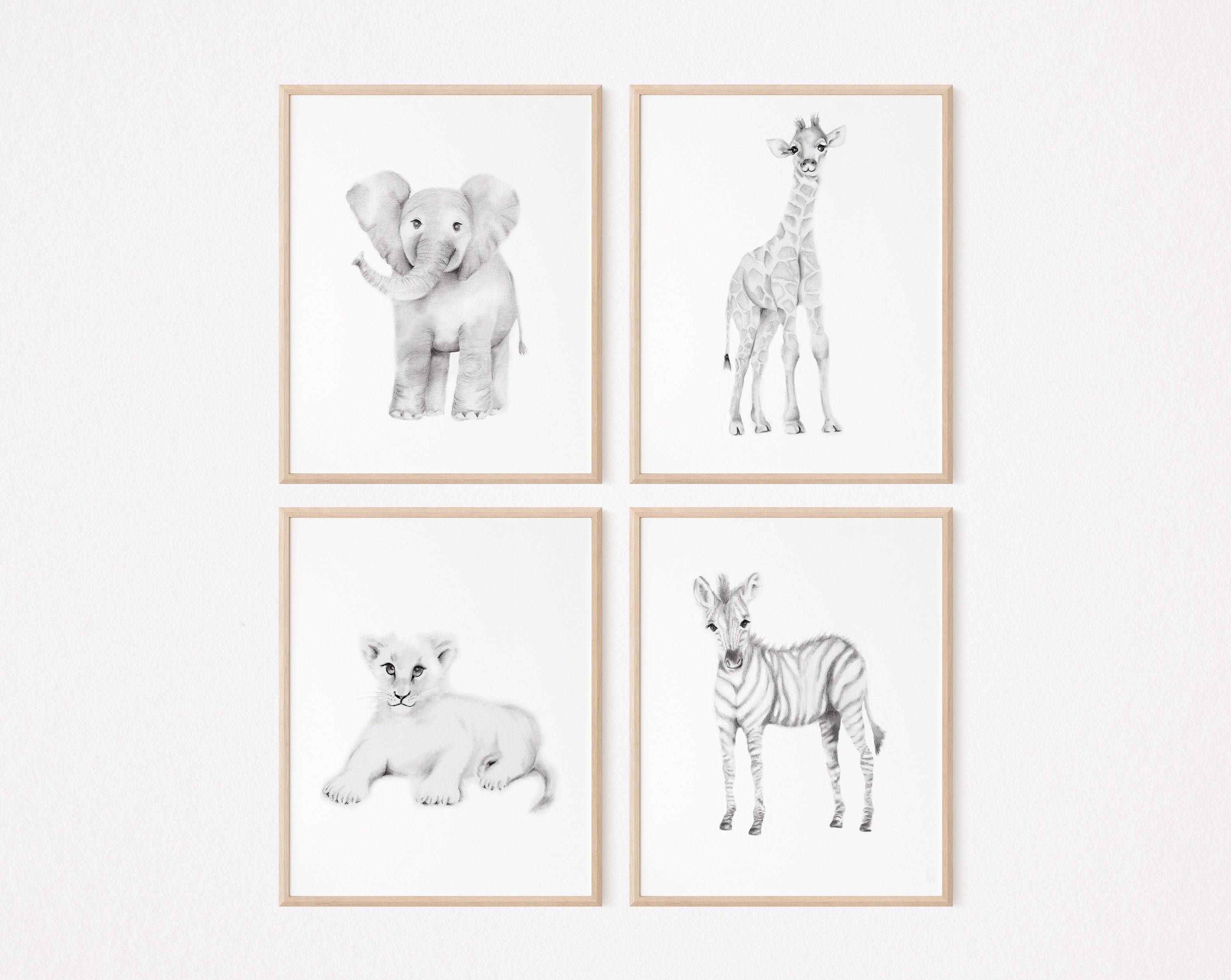 Baby Farm Animal Sketches - Bundle - Love Your Space