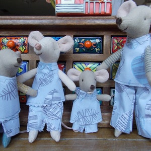Doll Pajamas: Fits 3&quot;-6&quot; Dolls