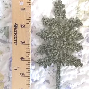 Crocheted Fern Branches