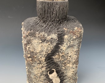 Stag beetle jug Unique Ceramic Pottery Jug with insect nature themed