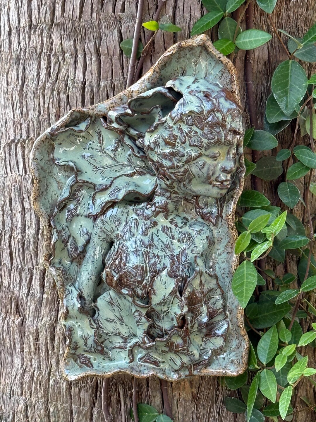 Tree Lady Sculpture Ceramic One of a Kind Hand Sculpted Woman With ...
