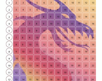 rainbow unicorn multiplication table for kids fun math etsy