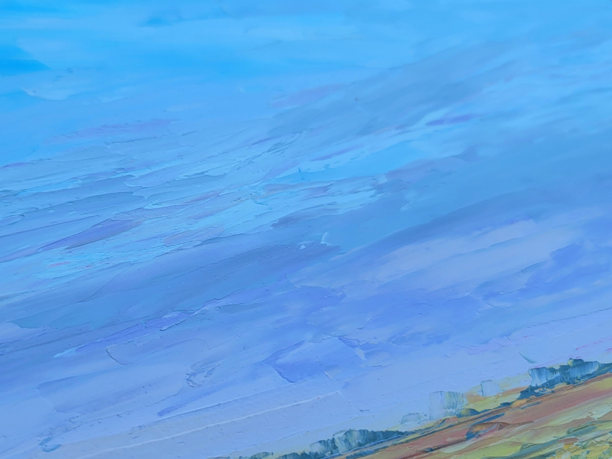 Windswept Prairie - Oil Painting - Palette Knife - Impressionist