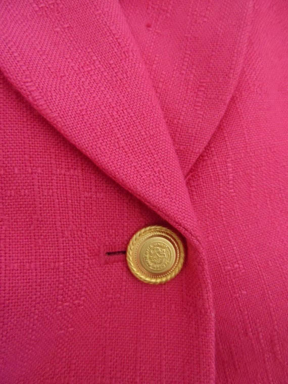 Vintage 1990's Pink Sheath Dress* Size 4 . Short … - image 6