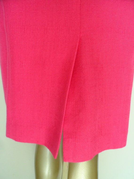 Vintage 1990's Pink Sheath Dress* Size 4 . Short … - image 5