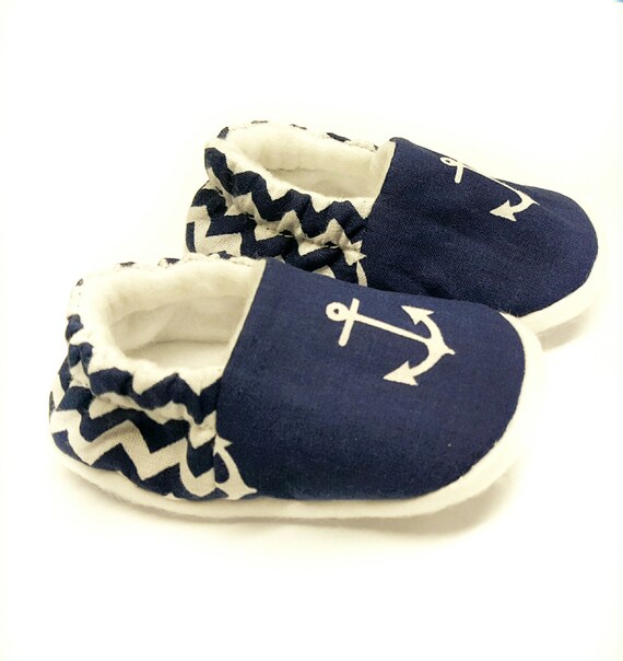 Anker, Babyschuhe, nautische Baby Hausschuhe, Chevron krippenschuhe, Marine Babyschuhe, neutrale krippenschuhe Anker, Babyschuhe, nautische Baby Hausschuhe, Chevron krippenschuhe, Marine Babyschuhe, neutrale krippenschuhe