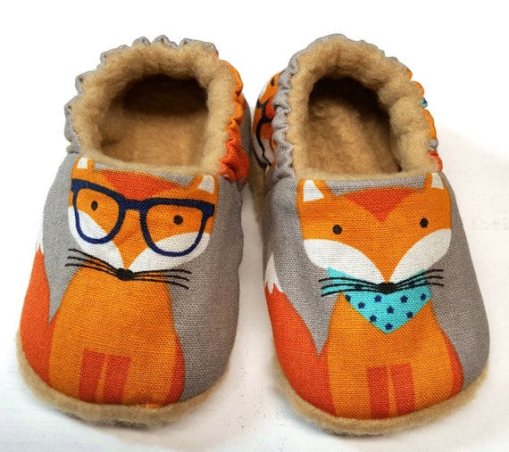Fox Babyschuhe, Booties, weiche Sohle fox Krippe Schuhe, grau Babyschuhe, Baby Dusche Geschenk, Fox Kleinkind Hausschuhe, Foto Prop Fox Babyschuhe, Booties, weiche Sohle fox Krippe Schuhe, grau Babyschuhe, Baby Dusche Geschenk, Fox Kleinkind Hausschuhe, Foto Prop