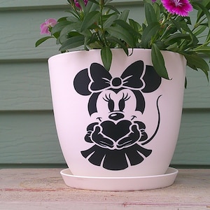 Minnie Mouse Love Plant Pot