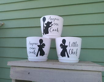 Remy Ratatouille Plant Pot