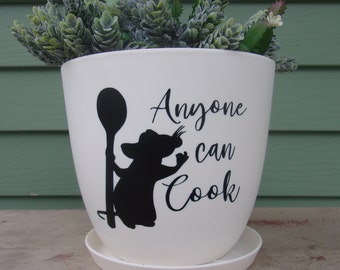 Remy Ratatouille Plant Pot