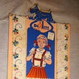 1960s KIDDIE SUSPENDERS. Mint - Unused. Original 12&quot; x 6&quot; Card.