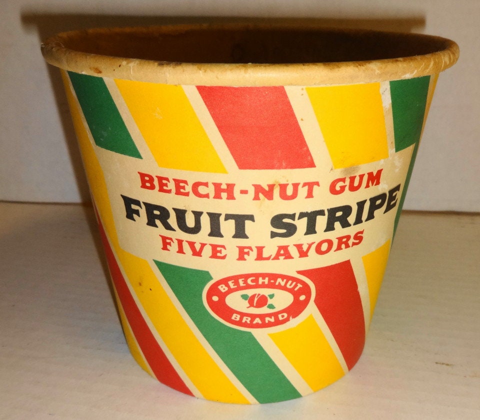 Vintage BeechNut Fruit Stripe Gum Counter Display Cardboard Etsy