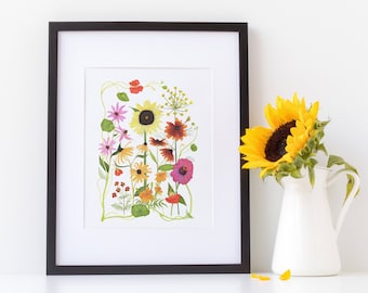 8x10 Flower Print - Etsy