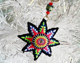 Rare Star & Cat Ornament, House Gift Under 20