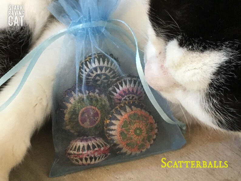 Scatterballs Cat Toys 3 pack or 5 pack Great Gift image 5