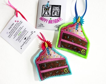 Birthday Cake Catnip Cat Toy