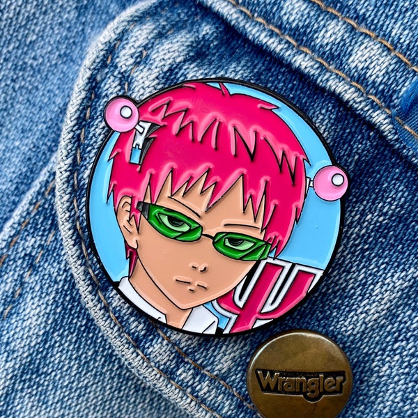 SAIKI K Pin Badge Shonen Jump Attaque sur Titan My Hero Academia Sailor Moon Dragonball z Hunter X Hunter Jujusu Kaisen Chainsaw Man Gon