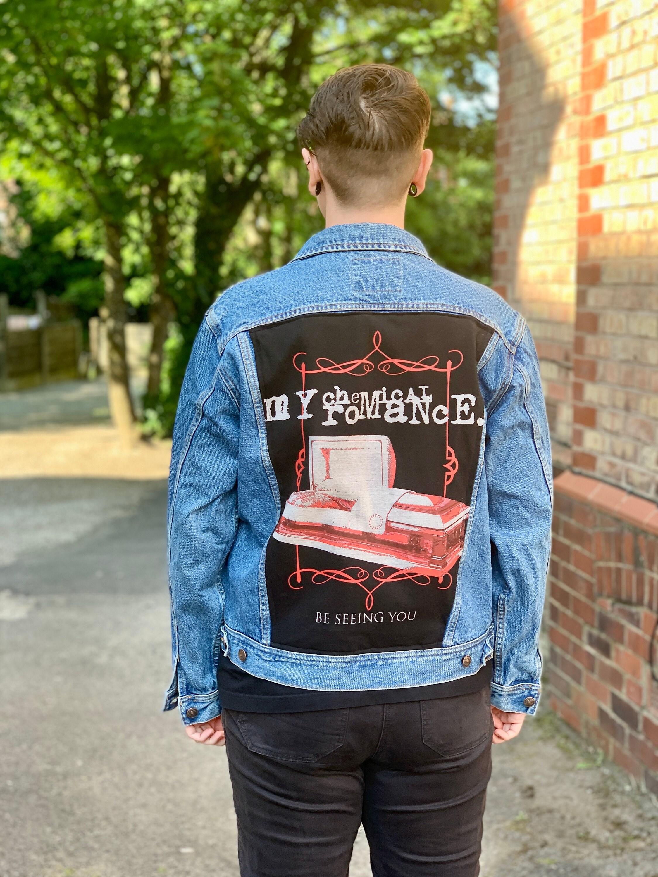 Mens white levi jean deals jacket