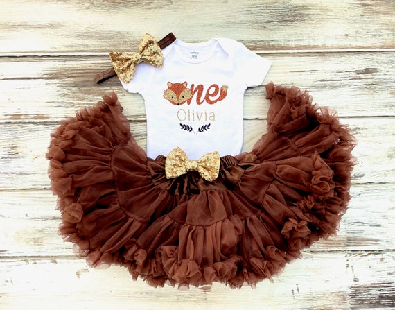 Fox first birthday best sale outfit