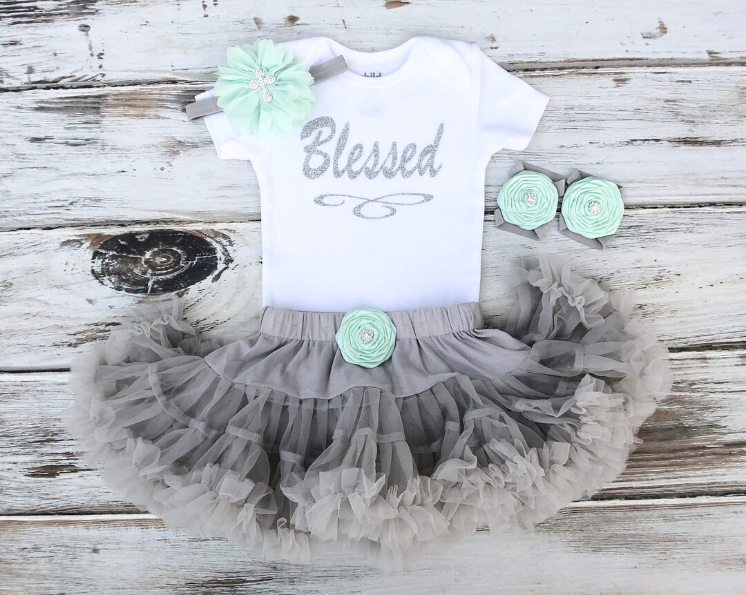 After Ceremony Outfit Girl Baby Girl Christening Outfit Etsy