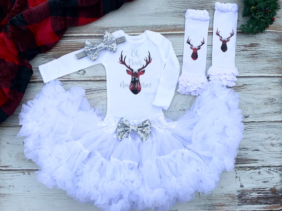 Personalized Christmas Outfit Girl, First Christmas Outfit, 1st Christmas  Buffalo Plaid, I'm New Here Christmas Outfit, Rustic, Newborn
