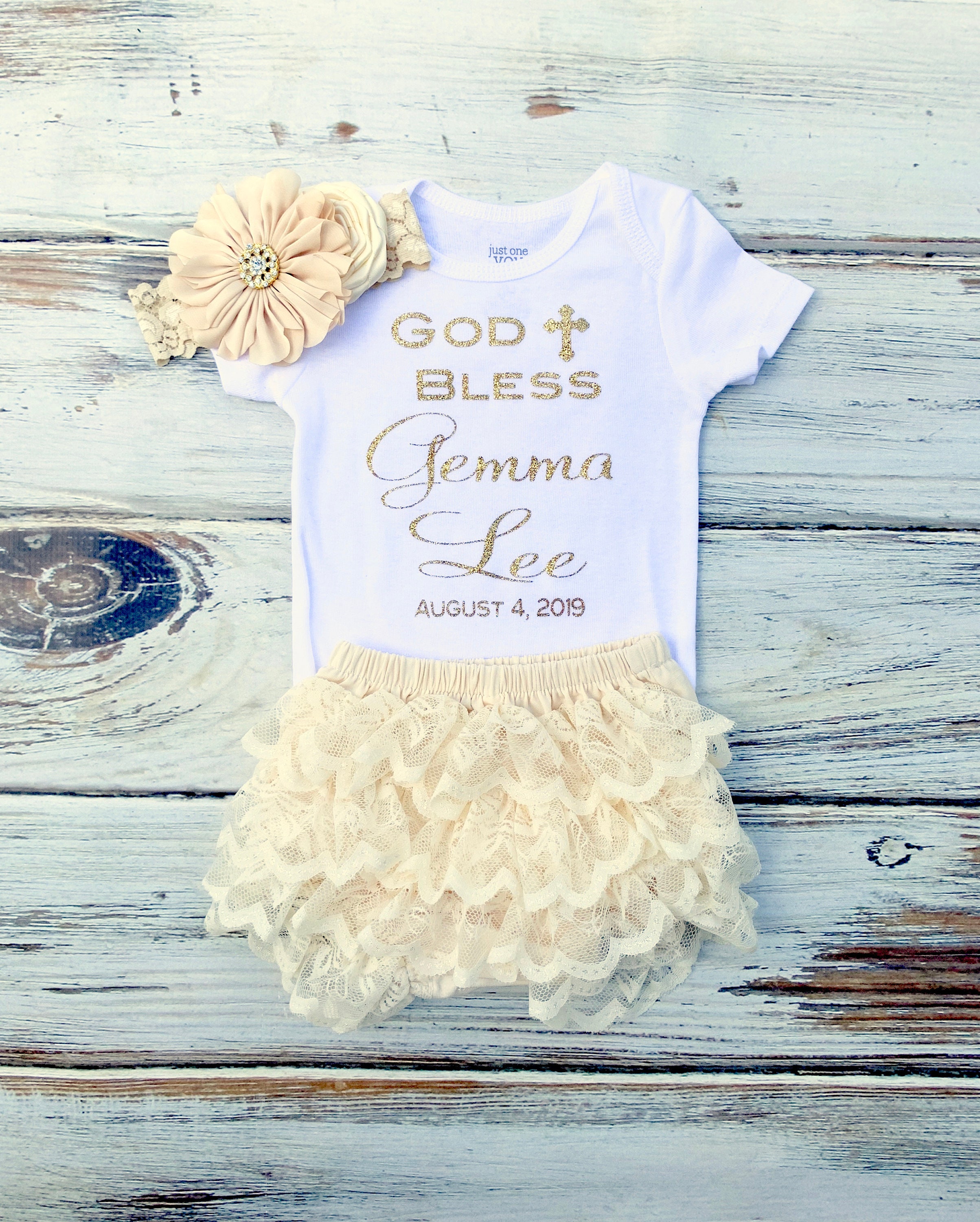 After Christening Outfit Girl After Baptism Outfit Girl Etsy