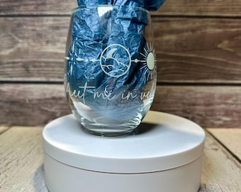 Meet Me in Velaris Wine Glass | ACOTAR Inspired | A Court of Thorns and Roses Gift | Sarah J. Maas | Bookish Fantasy Engraved Glass