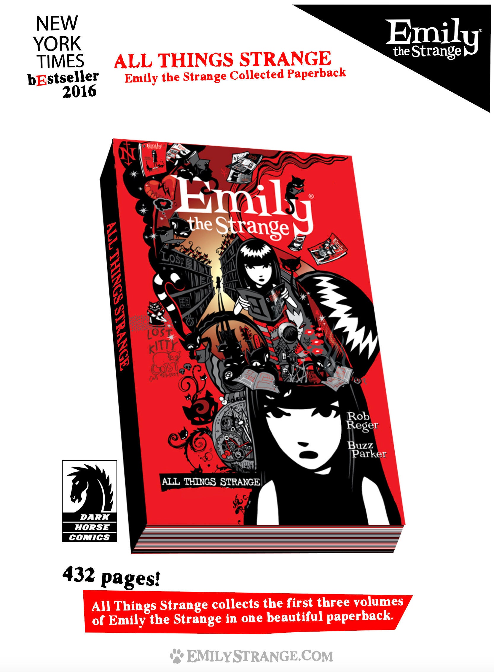 All Things Strange Paperback Emily The Strange by Rob Reger Buzz Park…