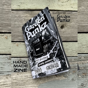 Garden Punkz Zine Issue 1 by Buzz Parker Handmade Comic Book Readers Zines