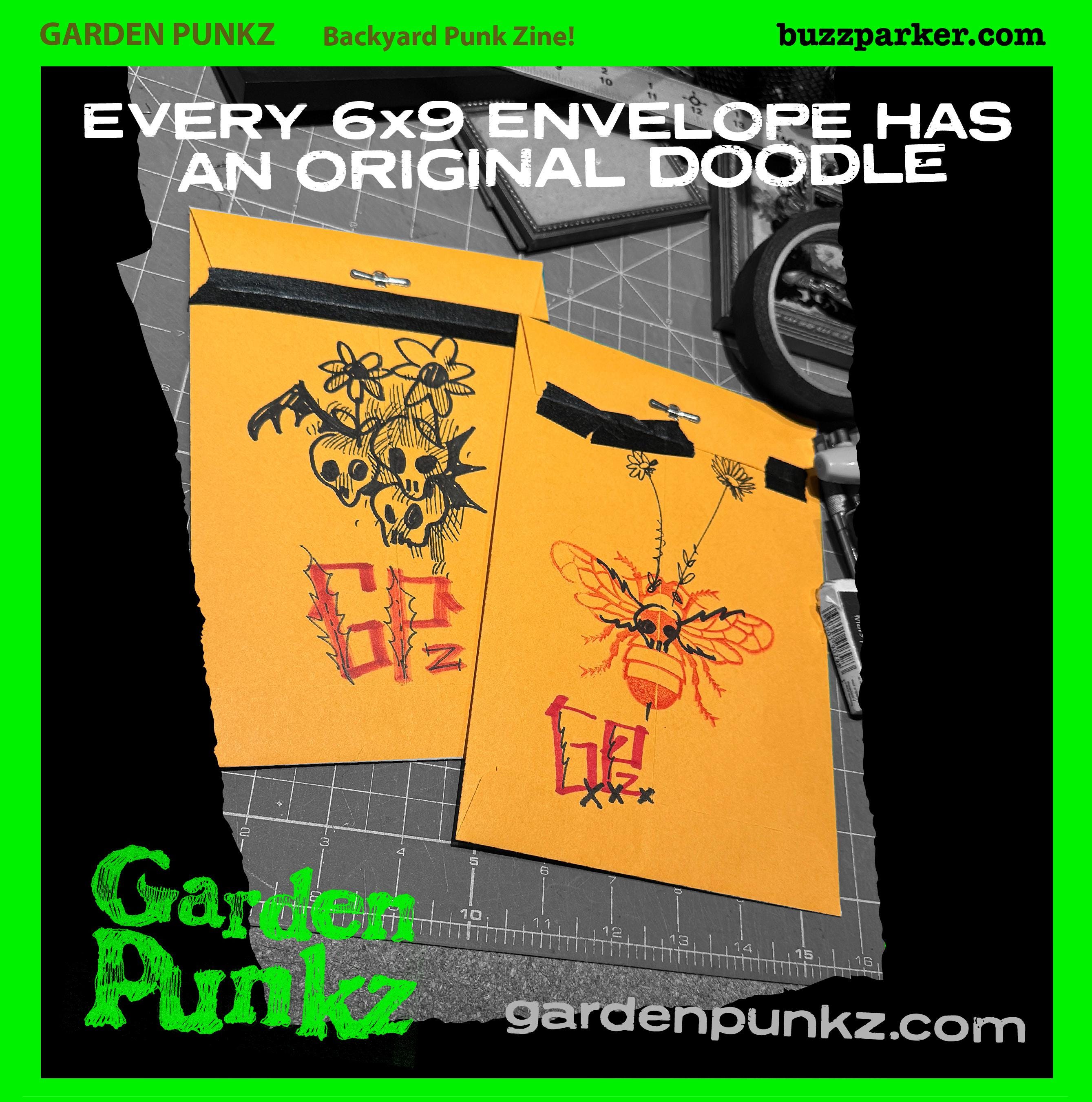 Garden Punkz Zine Issue 1 by Buzz Parker Handmade Comic Book