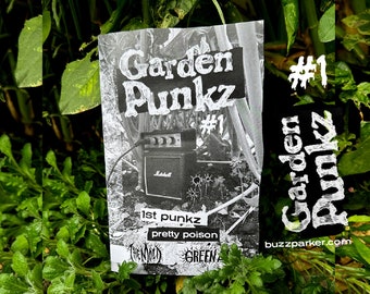 Garden Punkz Zine Issue 1 by Buzz Parker Handmade Comic Book Readers