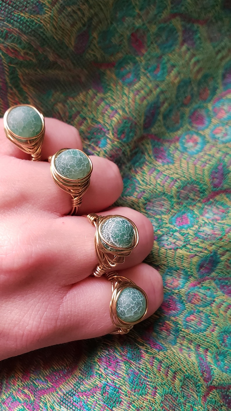 Wire Wrapped Rings