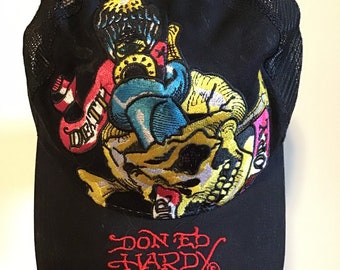 Ed Hardy Hat - Etsy Australia