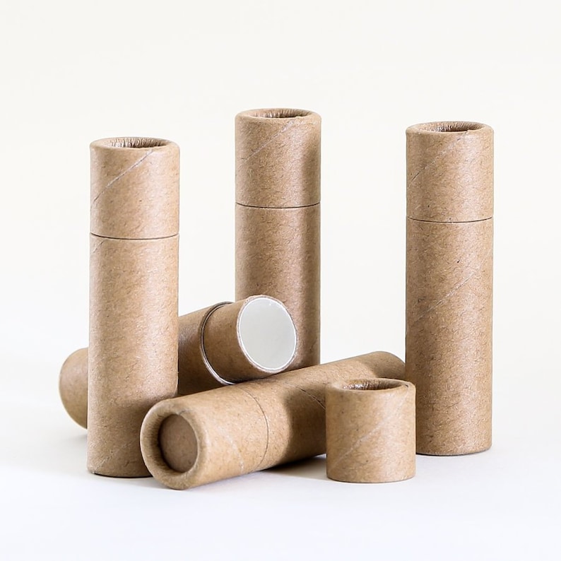 Eco Friendly 6 ML 25 PACK Lip Balm Tube Kraft Cardboard Etsy