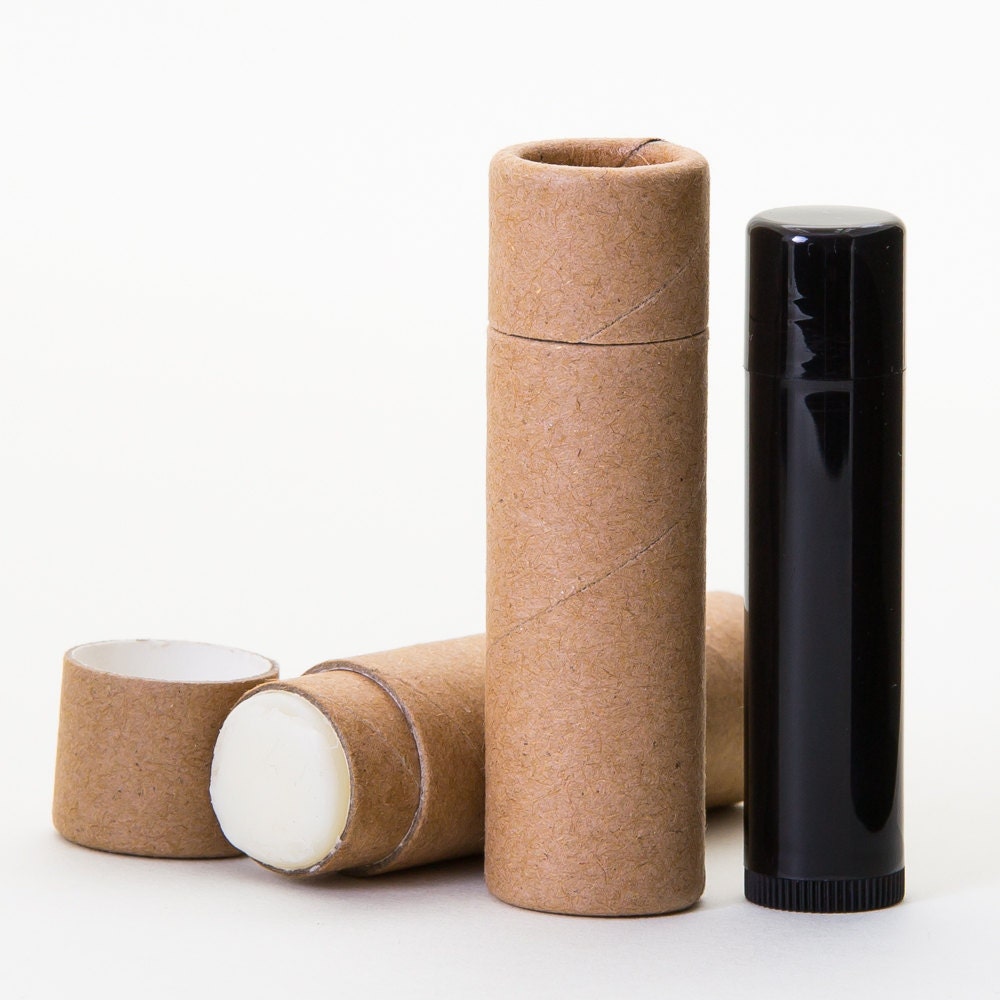 Eco Friendly 1/3 OZ Kraft Lip Balm Tubes Kraft
