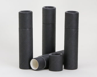 ECO Friendly Push Up CONTENITORI Balsamo Labbra & tubo di cartone solido PROFUMO 15 ML 