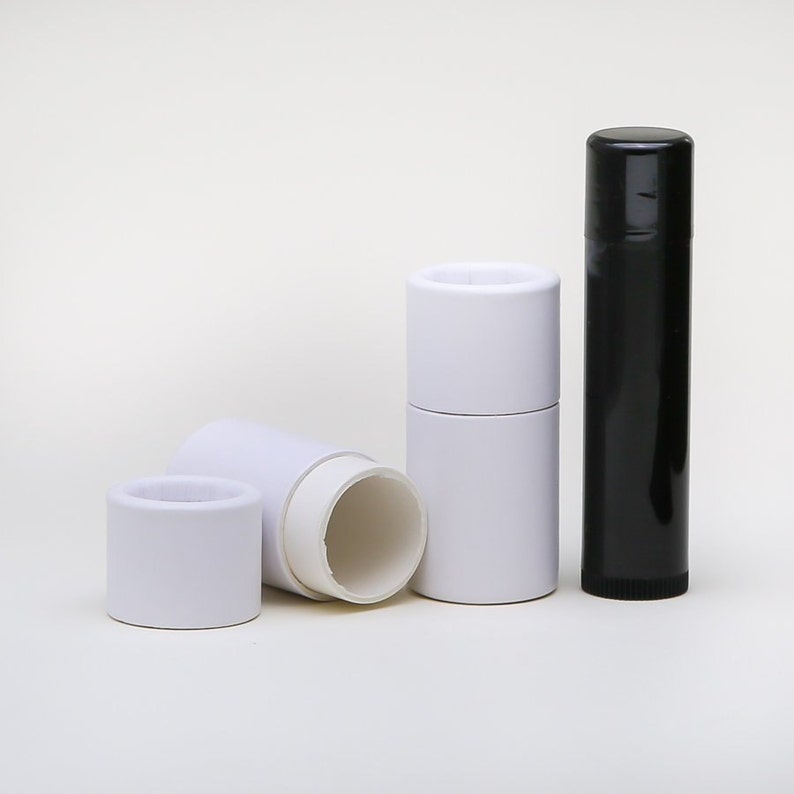 Eco Friendly 1/4 OZ 25 PACK Lip Balm Tube White Kraft Etsy