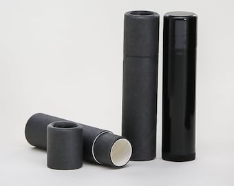 Eco Friendly Custom Small Size Cardboard Lip Balm Container Kraft Paper Tube With Wax Paper Lining