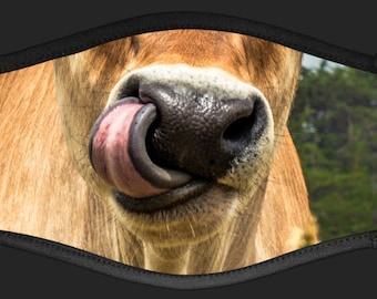 A Nose of Cows Face Mask, machine washable protective facial mask