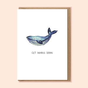 Get Whale Soon - A6 Get Well Soon Card