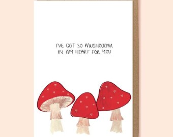 So Mushroom In My Heart - A6 Karte