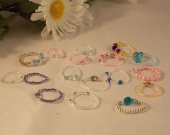 Beaded Stretch Rings