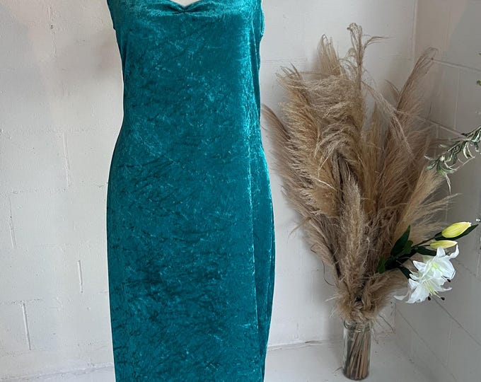 Pixie Velvet midi Dress: Elven Festival velour dress