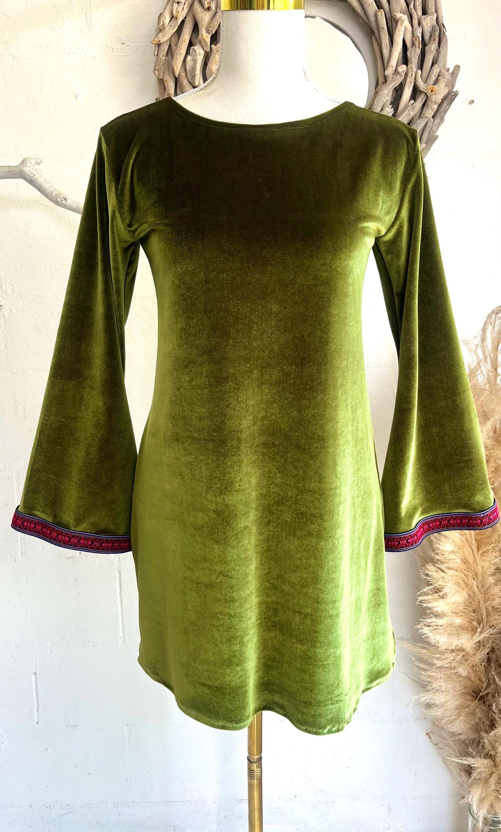 1970s Velvet Dress Australia