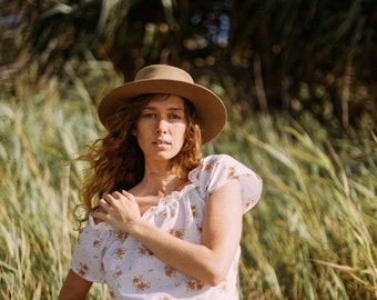 Wildflower Cotton Gypsy sleeve off shoulder top