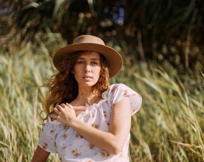 Wildflower Cotton Gypsy sleeve off shoulder top