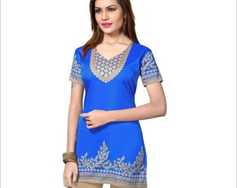 Indian tunic tops