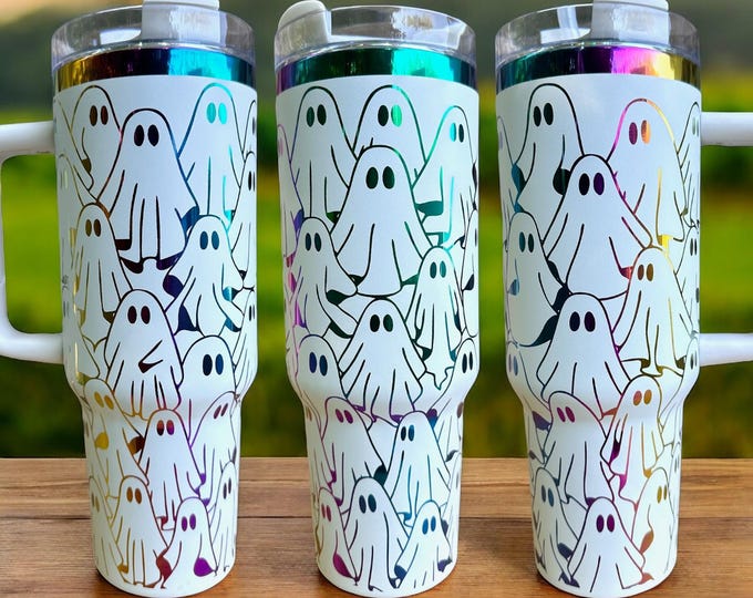 Halloween Ghosties - Engraved Tumbler