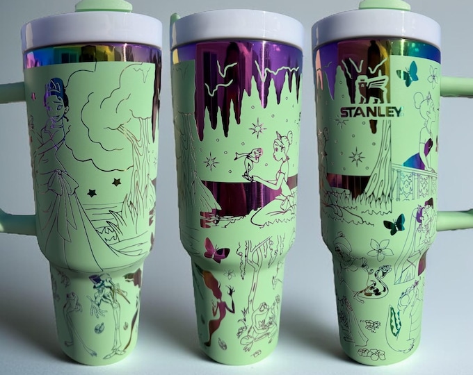 Princess & the Frog - Engraved Tumbler