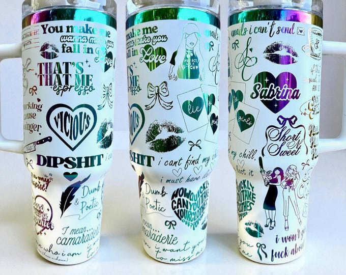 Sabrina Carpenter - Engraved Tumbler